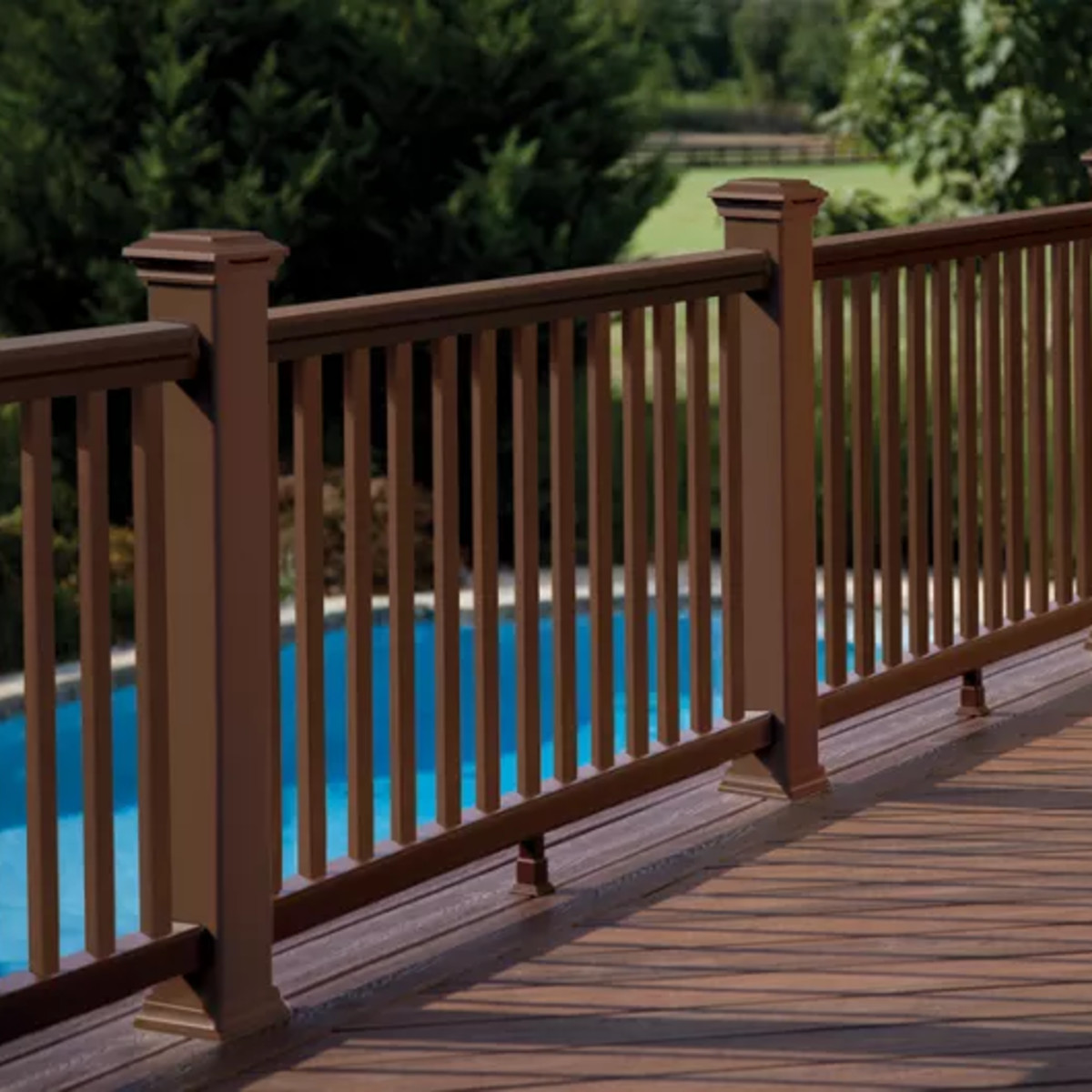 Main 3 - 6-ft x 36-in Transcend Horizontal Rail Kit with Composite Balusters - Vintage Lantern Full Span - Arlington Coal & Lumber