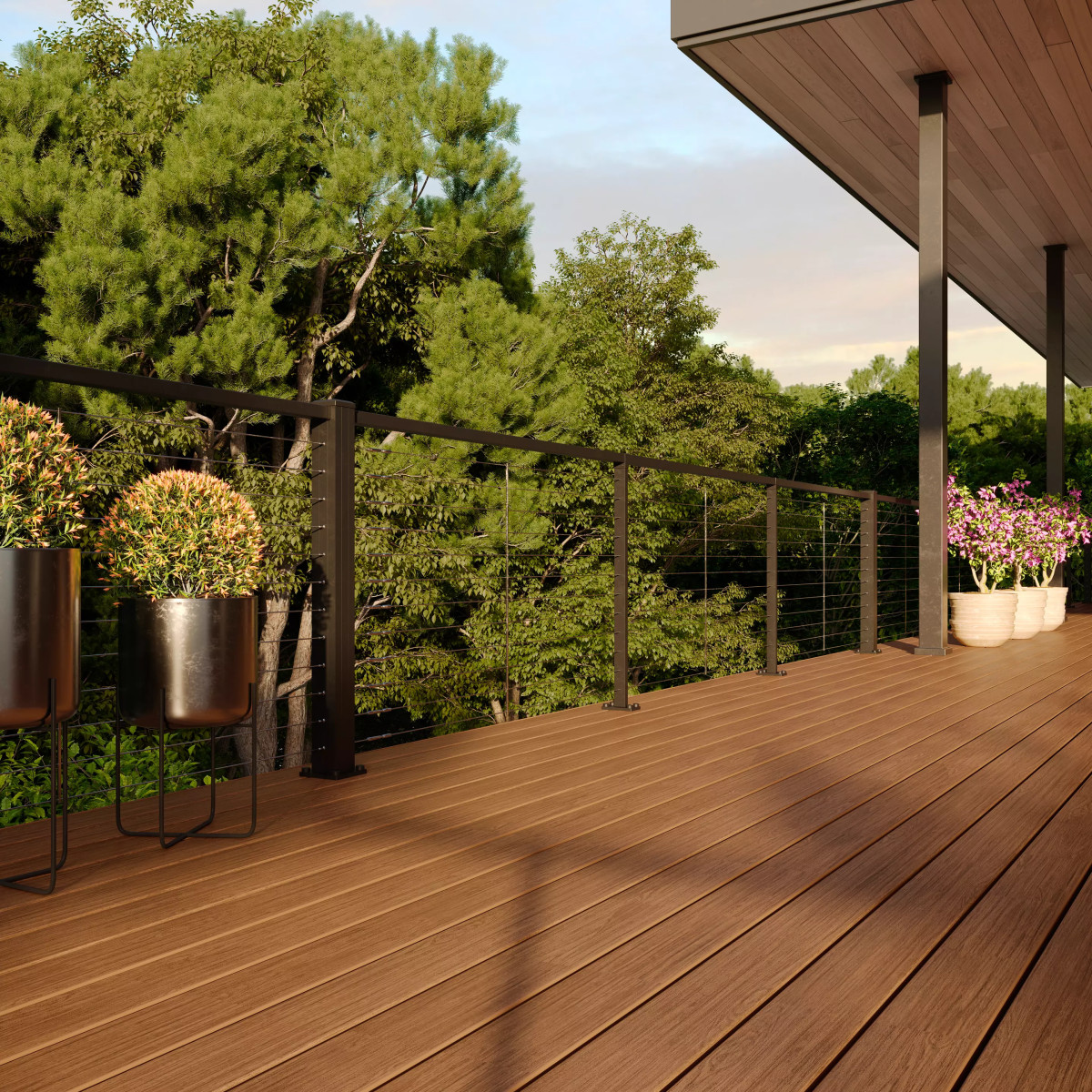 Main 2 - 3.5-in x 3.5-in x 43-in Trex Signature® X-Series™ Post Charcoal Black - Arlington Coal & Lumber