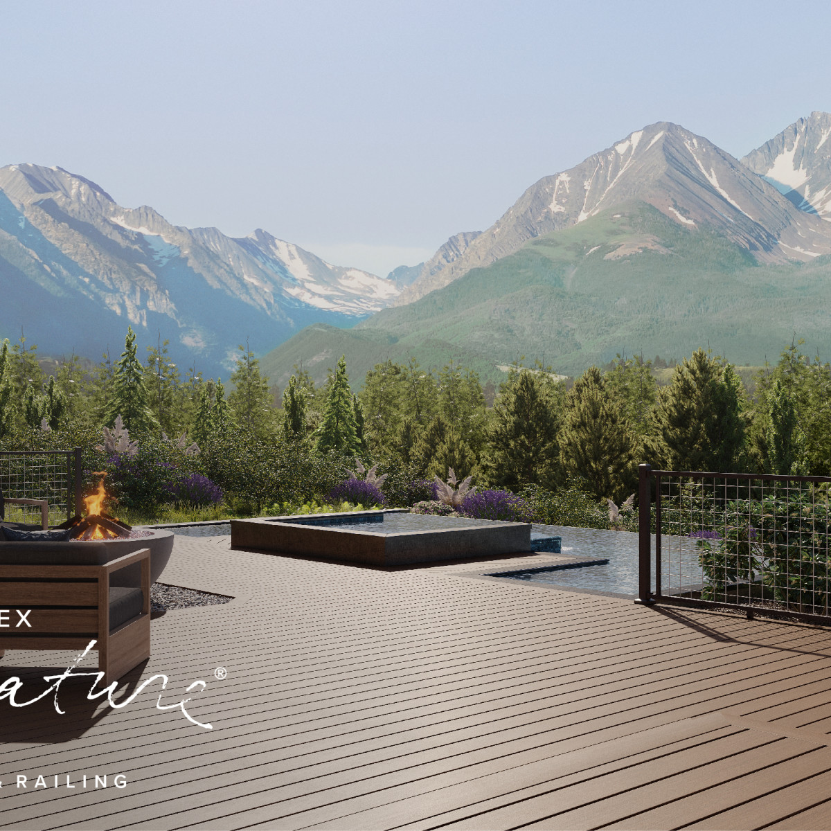 Main 20 - .94-in x 5.5-in x 16-ft Square Transcend® Havana Gold - Arlington Coal & Lumber