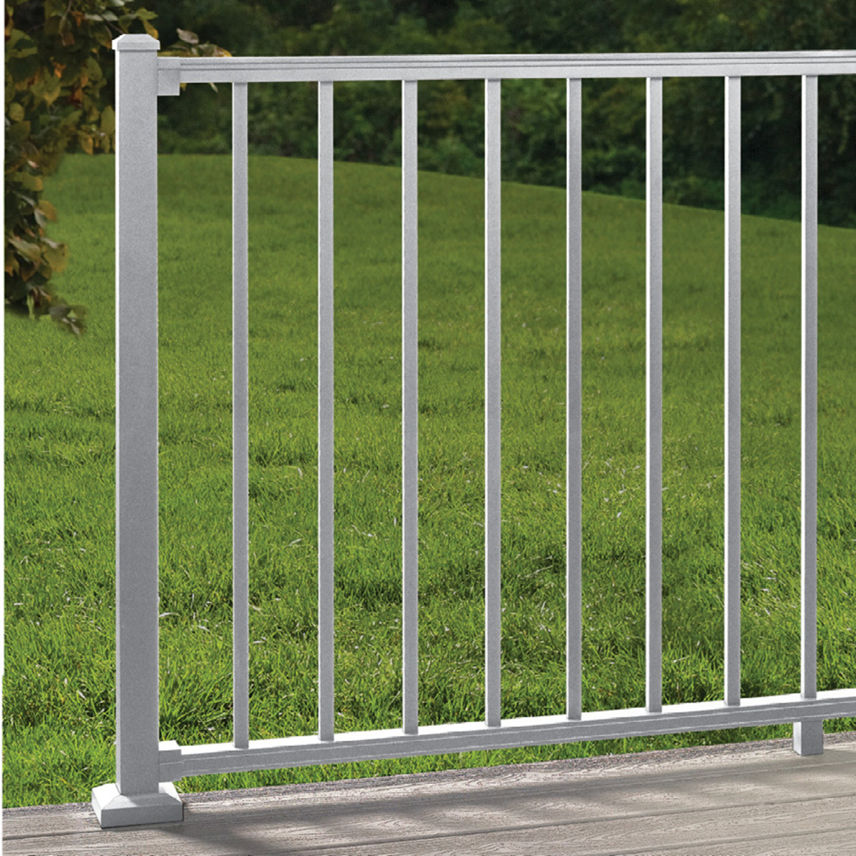 Main 9 - 12-ft x 42-in Trex Signature® X-Series™ Cable Rail Kit in Charcoal Black - Horizontal - Arlington Coal & Lumber