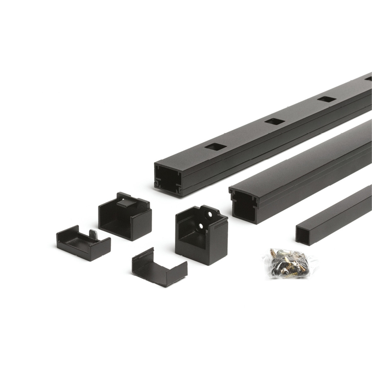 Main 7 - 8-ft Transcend Accessory Infill Kit for Round Aluminum Balusters-Horizontal-Vintage Lantern - Arlington Coal & Lumber