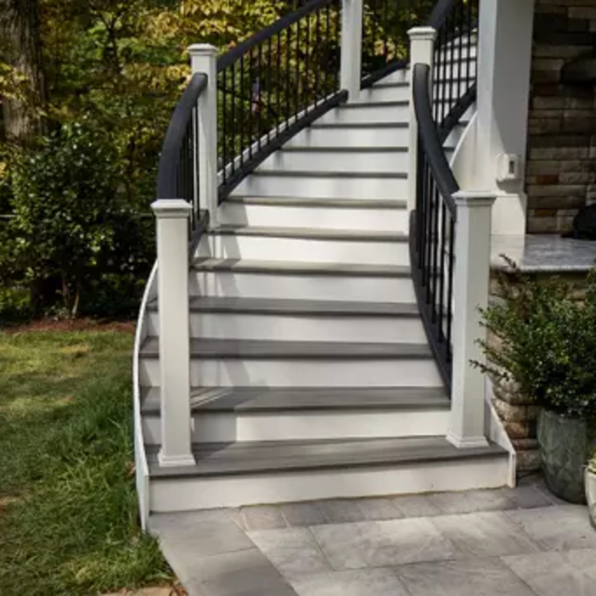 Main 11 - 6-ft Transcend Accessory Infill Kit for Square Composite Balusters - Stair - Vintage Lantern Full Span - Arlington Coal & Lumber