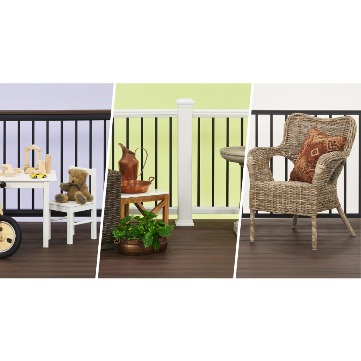 Main 5 - 30.25-in Round Aluminum Baluster Kit for 36-in Rail Height-20 box-Bronze - Arlington Coal & Lumber