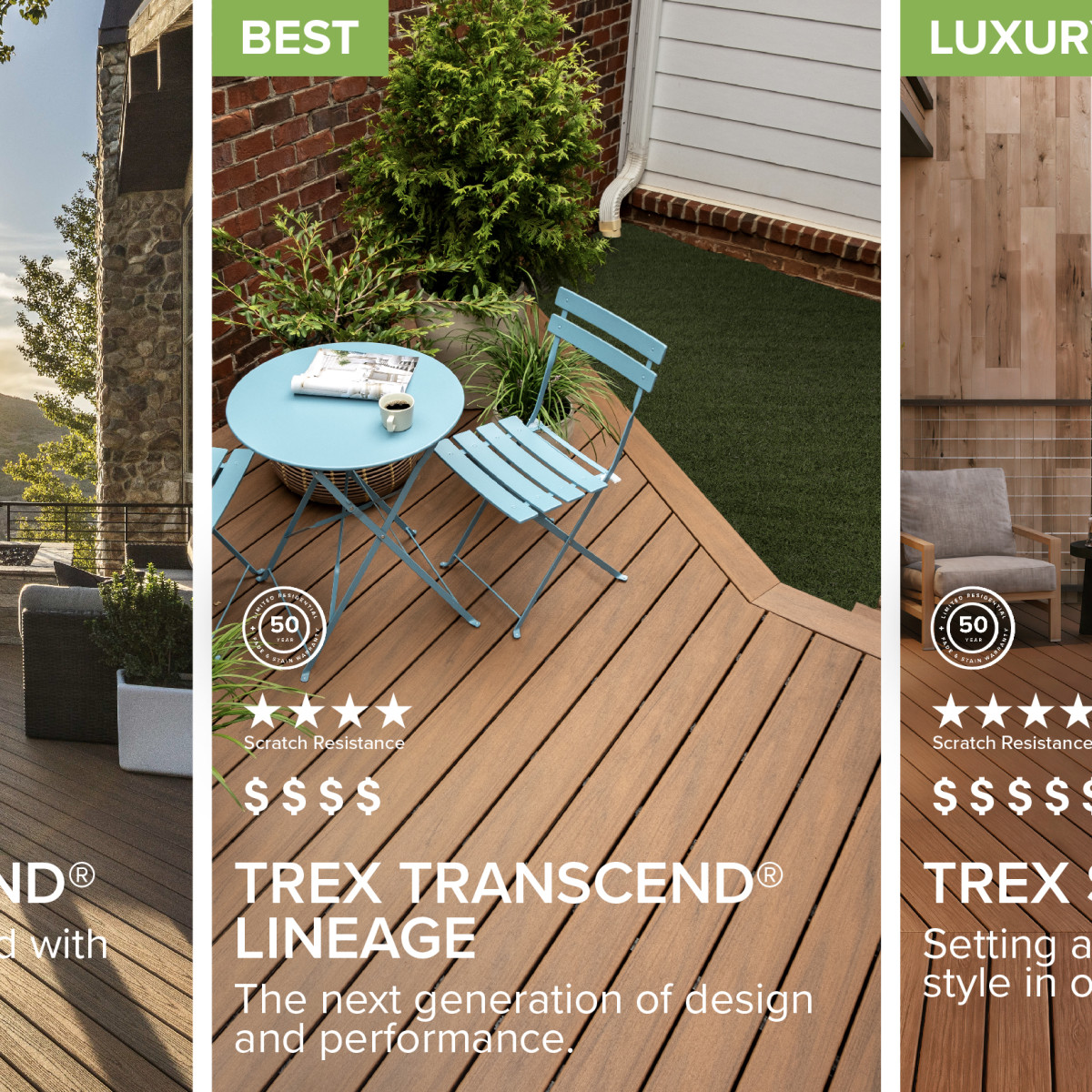 Main 14 - .94-in x 5.5-in x 16-ft Square Transcend® Havana Gold - Arlington Coal & Lumber