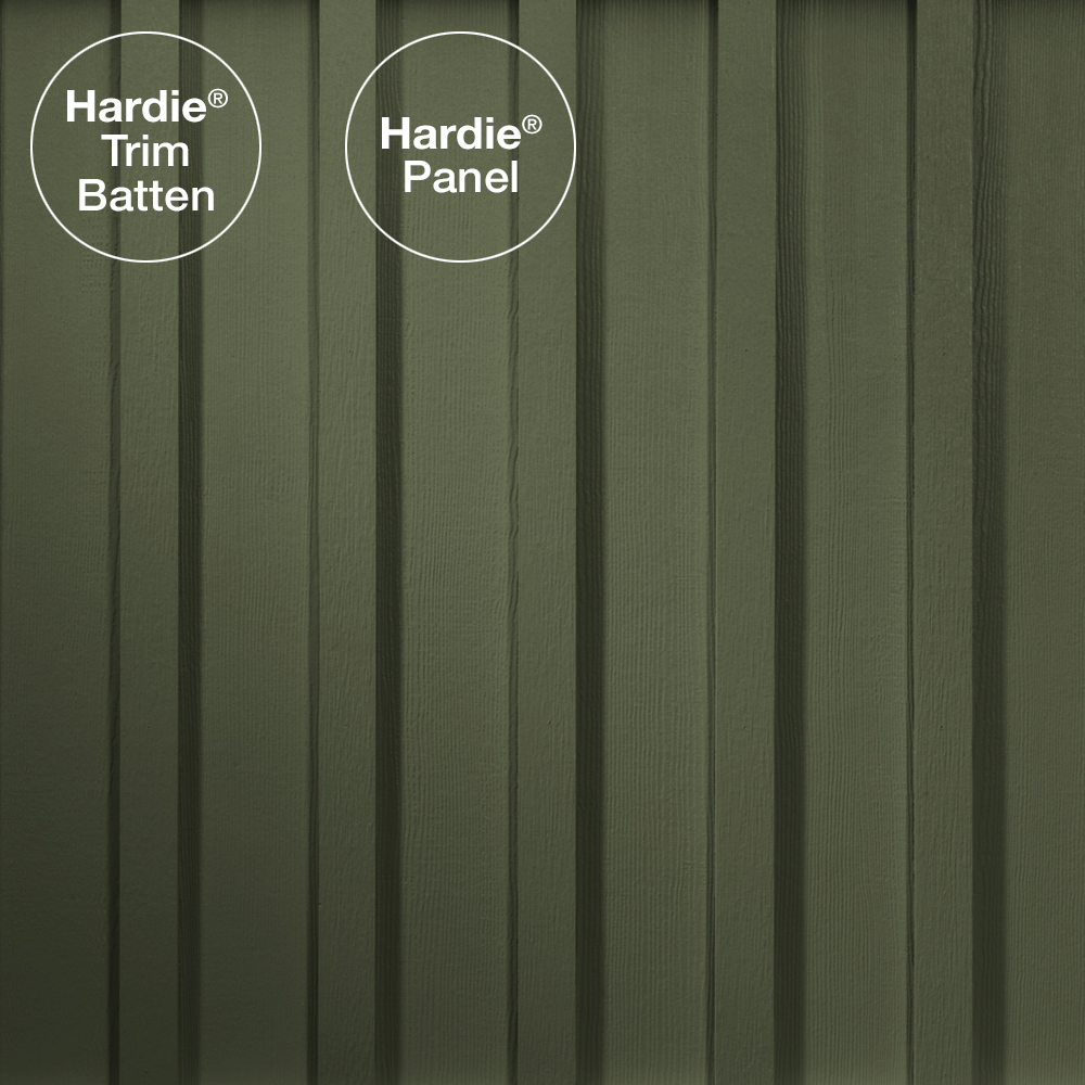 HARDIE PANEL HZ5 48 IN. X 120 IN. STATEMENT COLLECTION MOUNTAIN SAGE CEDARMILL FIBER CEMENT PANEL SIDING - Arlington Coal & Lumber