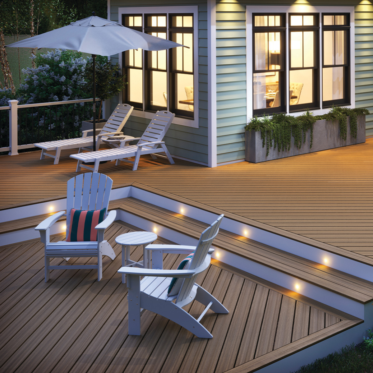 Main 23 - 12 FT TREX ENHANCED NATURALS DECK BOARDS COASTAL BLUFF - Arlington Coal & Lumber