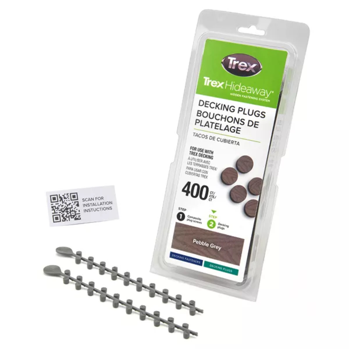 Main 9 - Trex® Decking Plugs Island Mist - 80 count/pack - Arlington Coal & Lumber