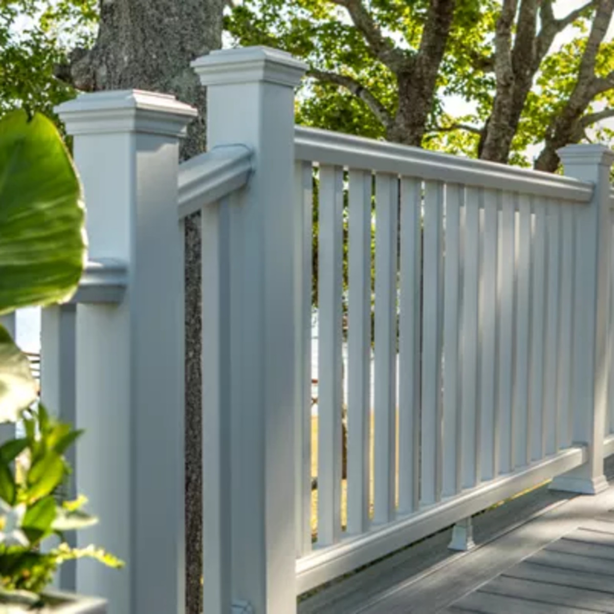 8-ft Transcend® Universal Top or Bottom Rail  - Classic White Full Span - Arlington Coal & Lumber