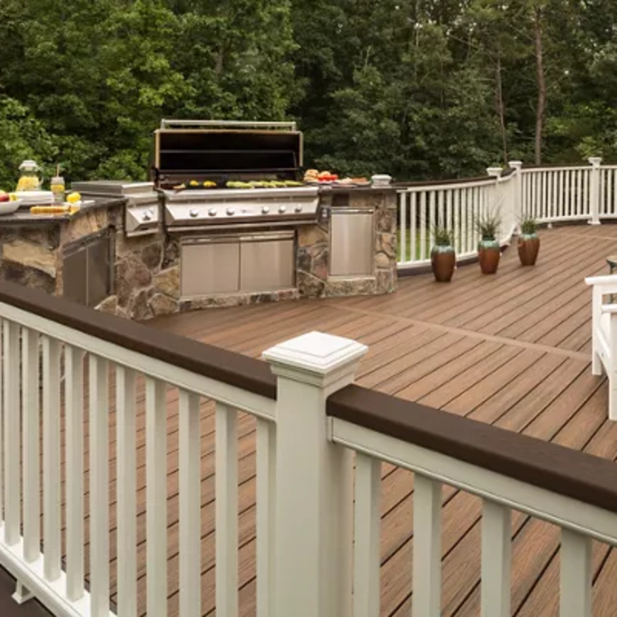 Main 12 - 8-ft Transcend® Universal Top or Bottom Rail  - Classic White Full Span - Arlington Coal & Lumber