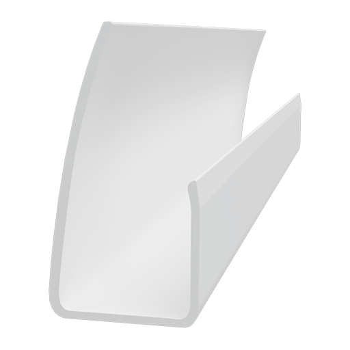 Main 2 - 10’ x 3 ½” x ½” Trusscore White PVC H-Channel Snap-In Trim - Arlington Coal & Lumber