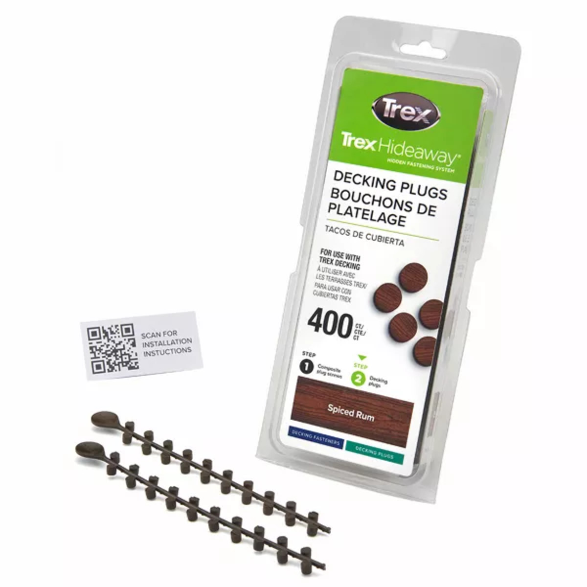 Main 6 - Trex® Decking Plugs Pebble Grey - 400 count/pack - Arlington Coal & Lumber