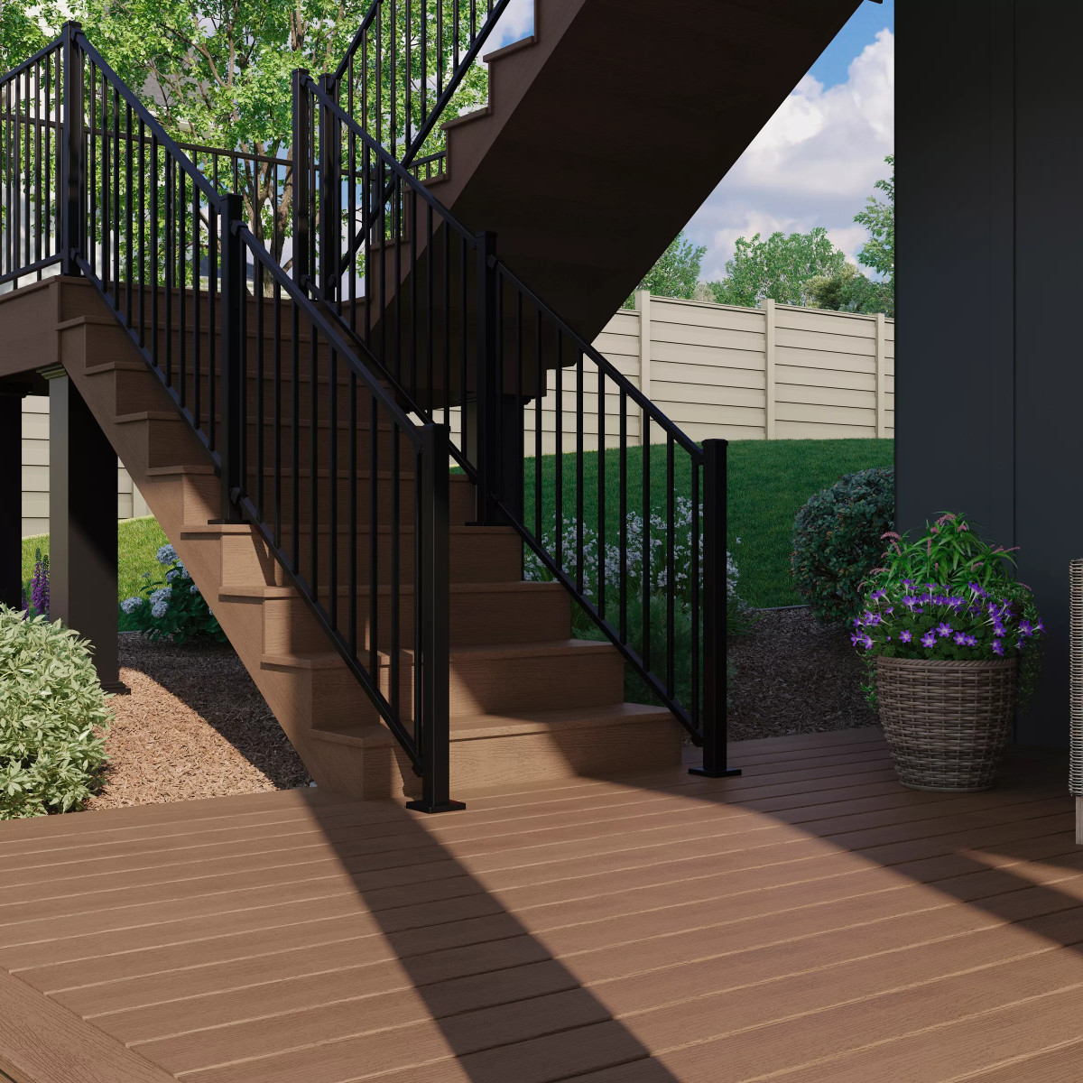 Main 11 - 30.375-in Square Baluster Kit for 36-in Rail Height-16 box-Rope Swing - Arlington Coal & Lumber