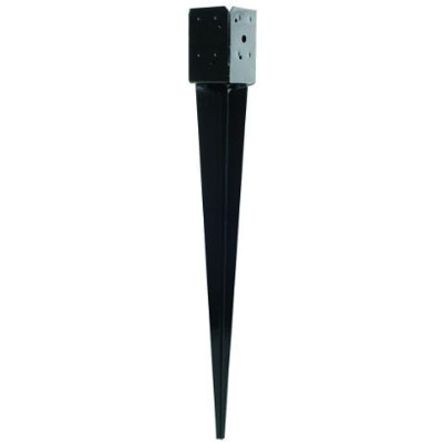 SIMPSON FPBS44 4X4 POST BASE SPIKE BLACK POWDER-COATED (4/CTN) - Arlington Coal & Lumber