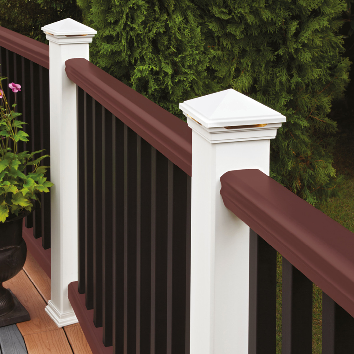 Main 8 - 6-ft Transcend® Crown Top Rail - Vintage Lantern Full Span - Arlington Coal & Lumber