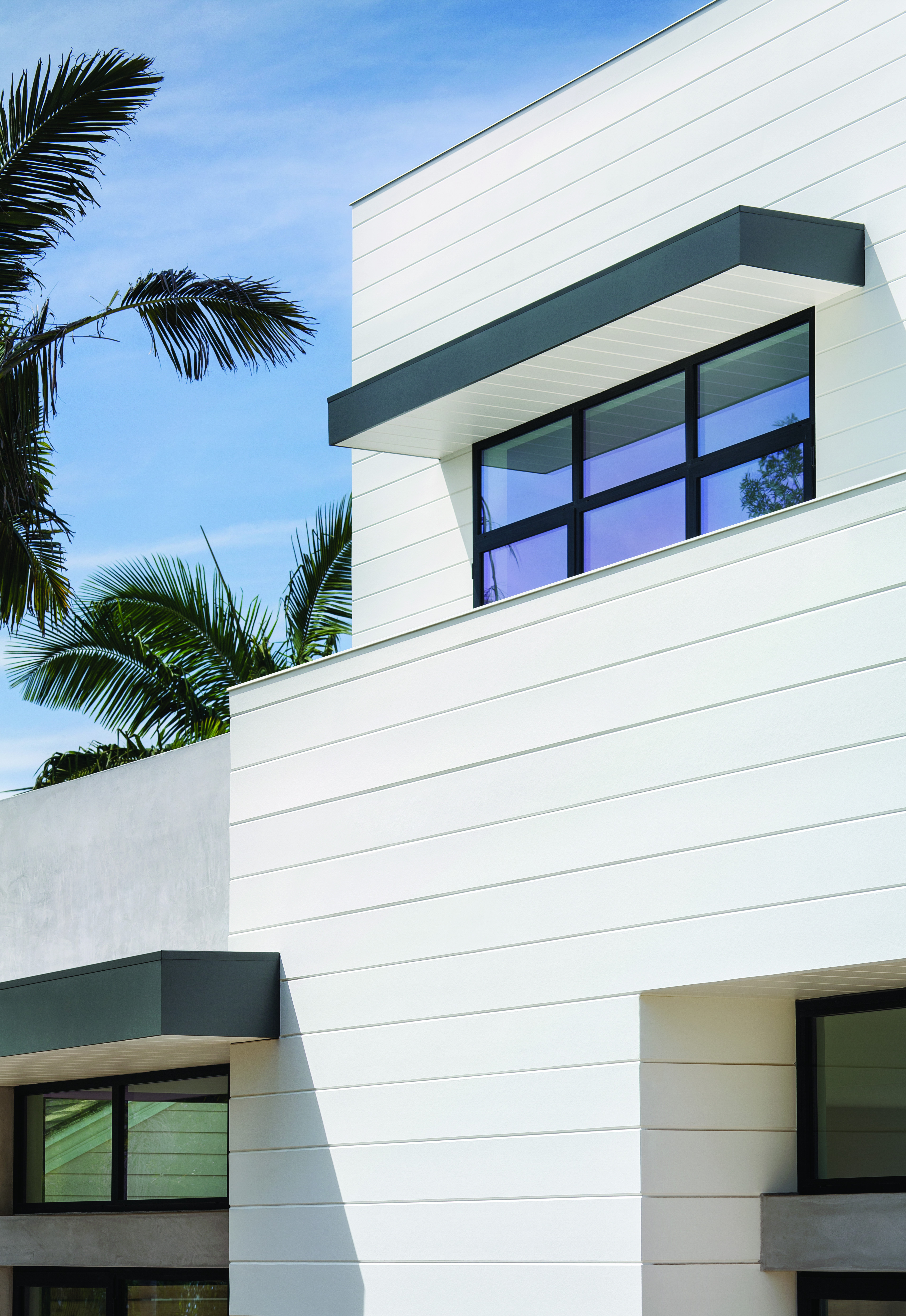 Main 11 - HARDIE PANEL HZ5 48 IN. X 120 IN. STATEMENT COLLECTION PEARL GRAY SMOOTH FIBER CEMENT PANEL SIDING - Arlington Coal & Lumber