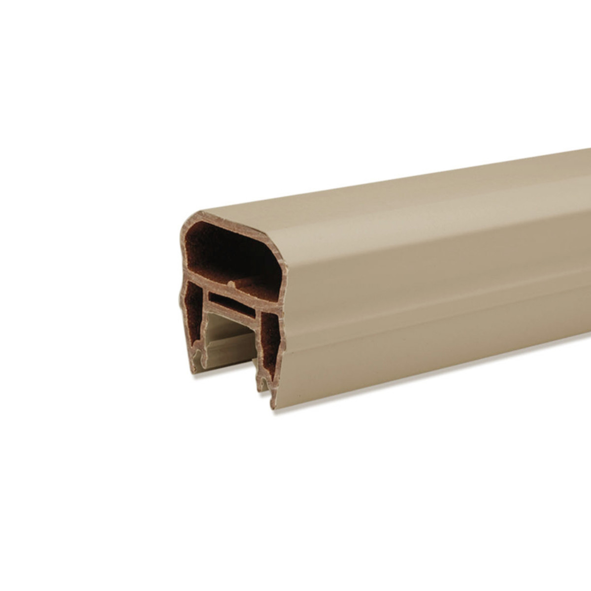 Main 15 - 6-ft Transcend® Crown Top Rail - Classic White Full Span - Arlington Coal & Lumber