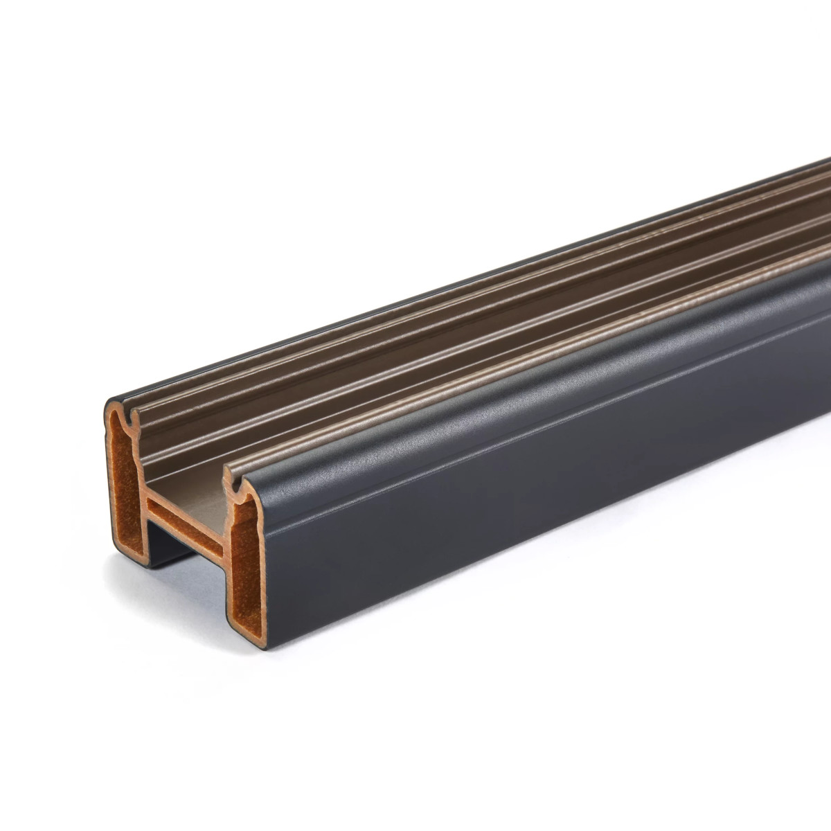 Main 8 - 8-ft Transcend® Universal Top or Bottom Rail  - Charcoal Black Full Span - Arlington Coal & Lumber