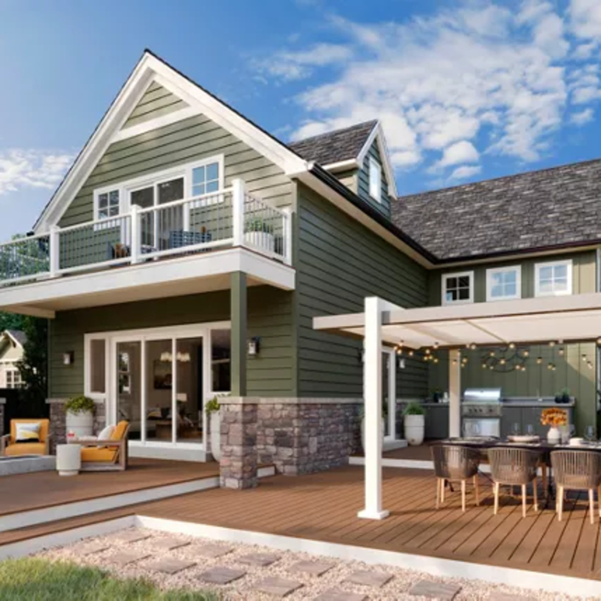 Main 2 - .94-in x 5.5-in x 20-ft Grooved Transcend® Lineage™ Rainier - Arlington Coal & Lumber