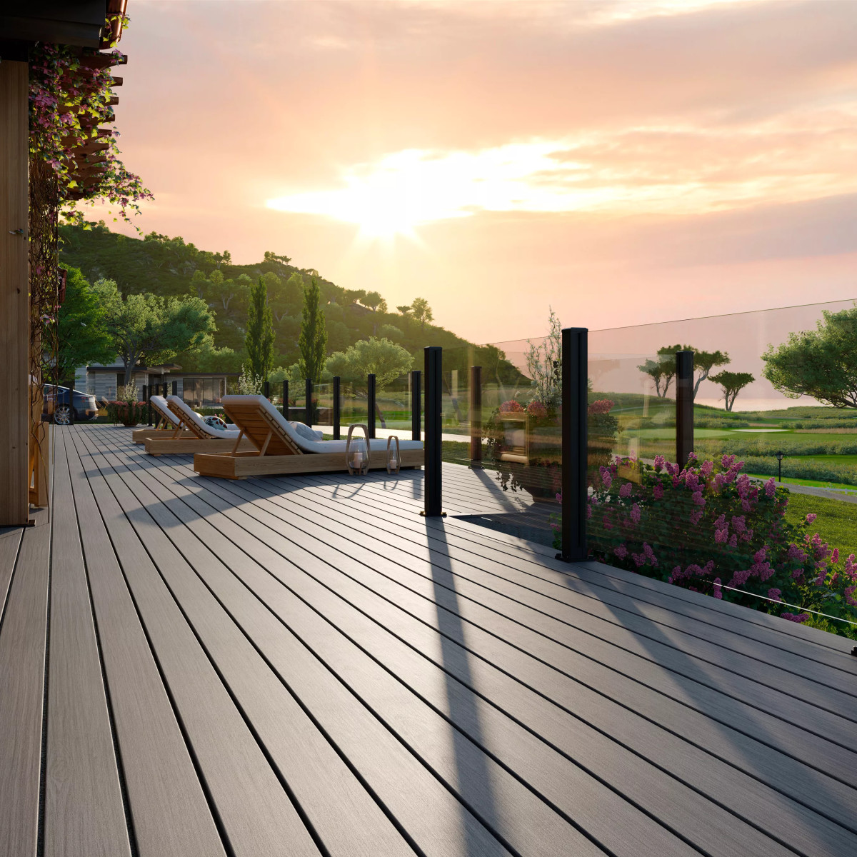 Main 4 - 3.5-in x 3.5-in x 53-in Trex Signature® X-Series™ Post Charcoal Black - Arlington Coal & Lumber