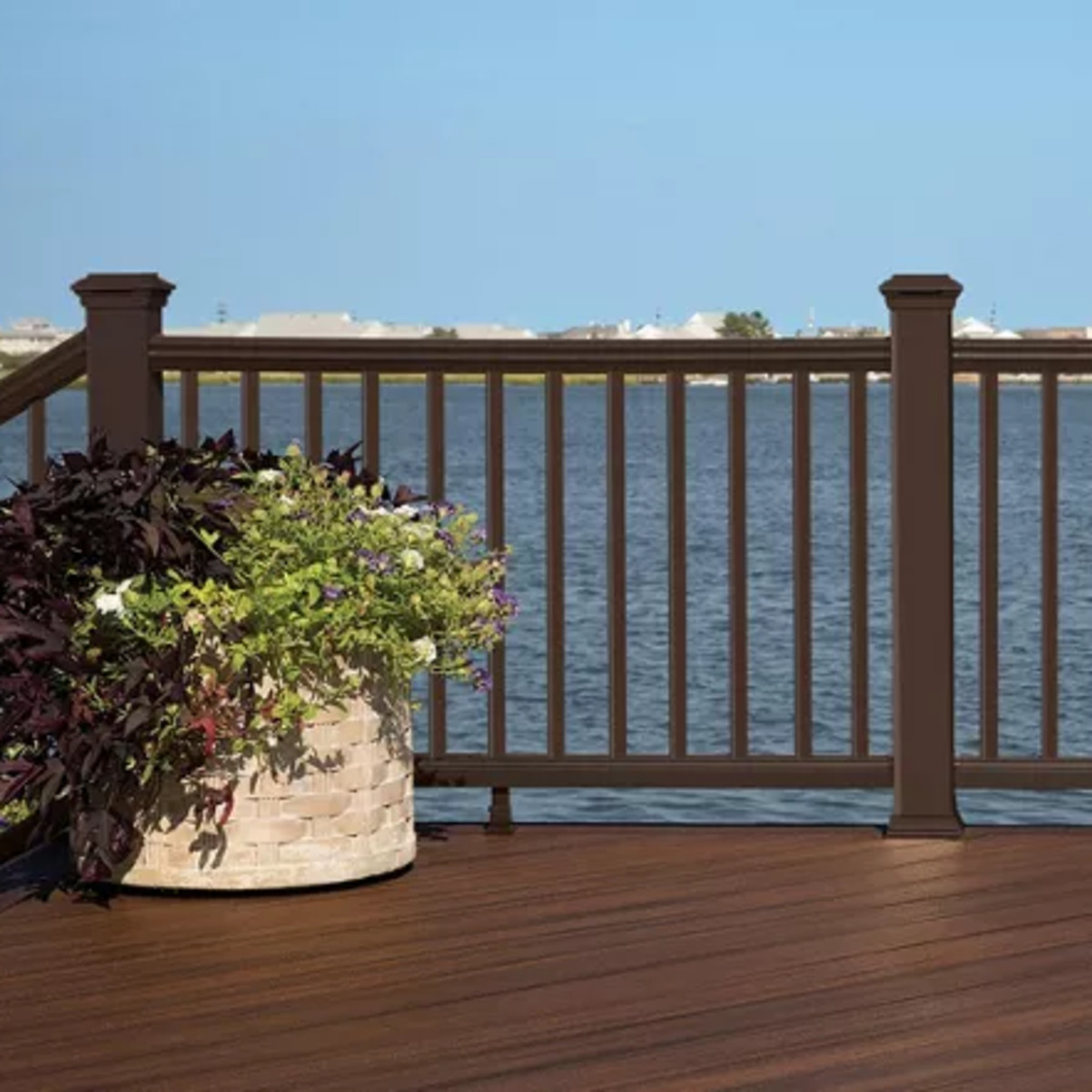 Main 9 - 6-ft Transcend Accessory Infill Kit for Square Composite Balusters - Horizontal - Rope Swing Full Span - Arlington Coal & Lumber