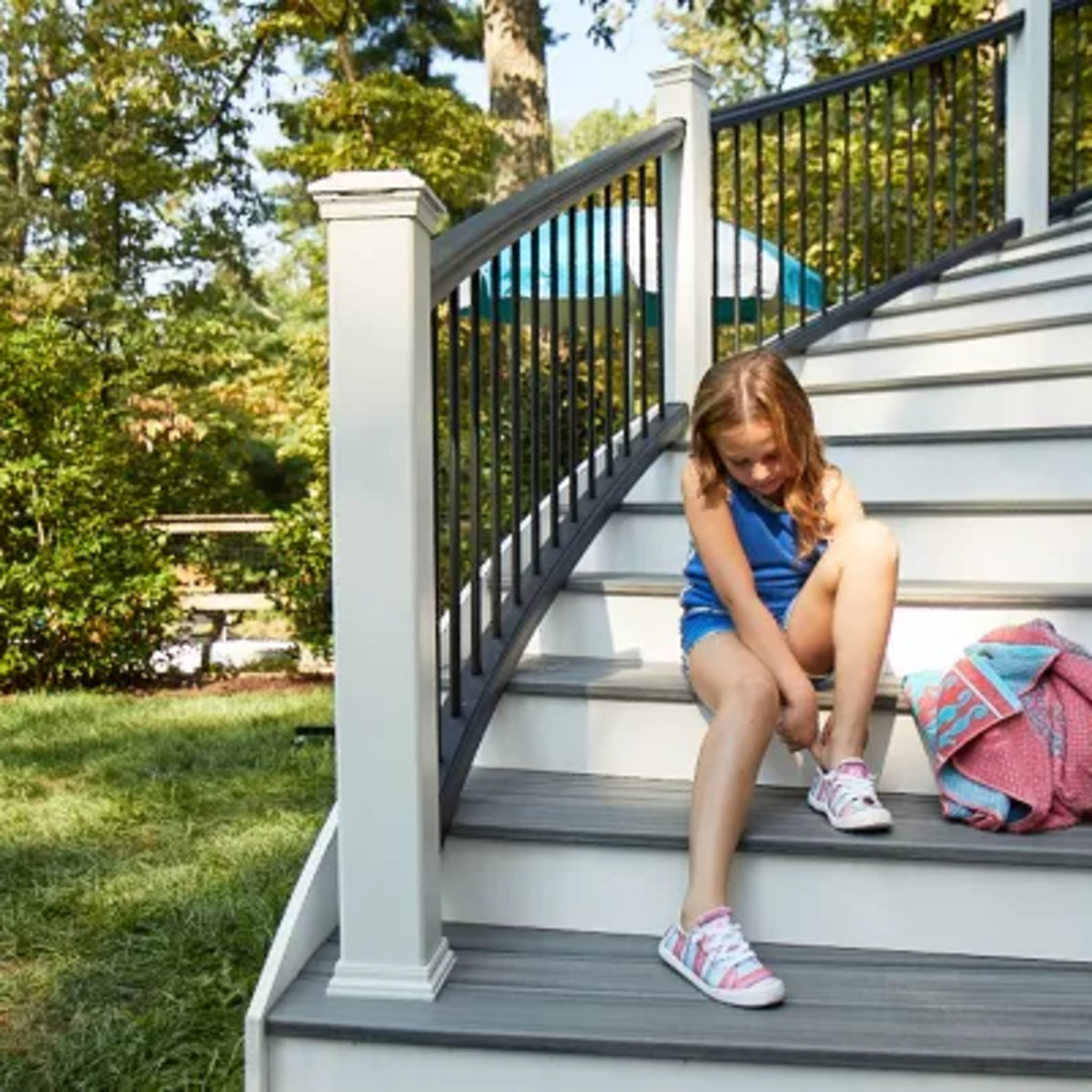 Main 6 - 4.45-in x 4.45-in x 108-in Post Sleeve-Fits over a 4x4 pressure treated post-Vintage Lantern - Arlington Coal & Lumber